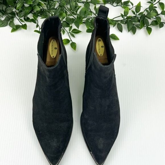 Acne Studio Suede Jensen black Boots 10 - Picture 11 of 13